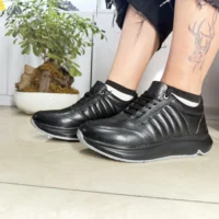 کتونی چرم طبیعی کد 3040