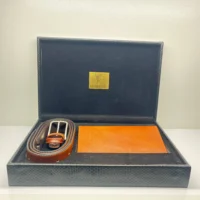 ست چرم طبیعی مردانه 2 تیکه کد 7300