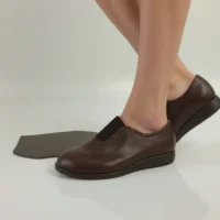 کفش چرم طبیعی زنانه طبی کد 1011